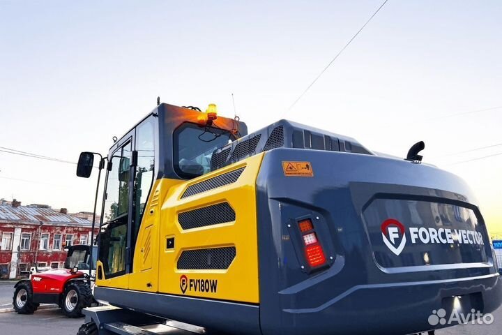 Колёсный экскаватор Force vector FV180W, 2025