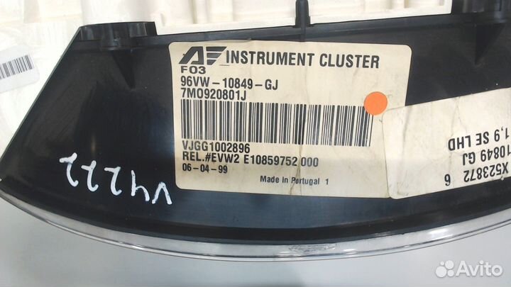 Щиток приборов Seat Alhambra, 1999