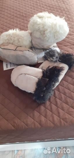 Рукавицы и чуни меховые новые