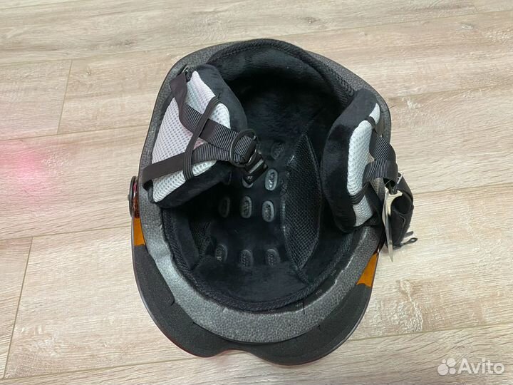 Шлем горнолыжный с визором unisex черный