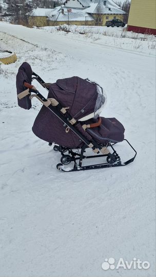 Санки коляска nika