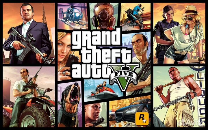 GTA 5 PS4 PS5 (Grand Theft Auto V) рус. яз