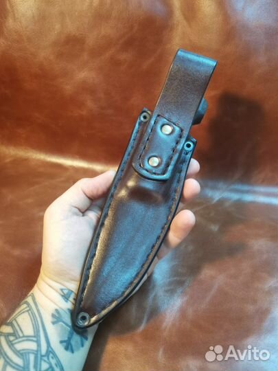 Ножны для ножа кожаные
