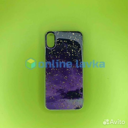 Чехол пластик sc122 для iPhone X, Xs Violet