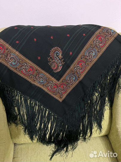 Платок шаль шерсть СССР