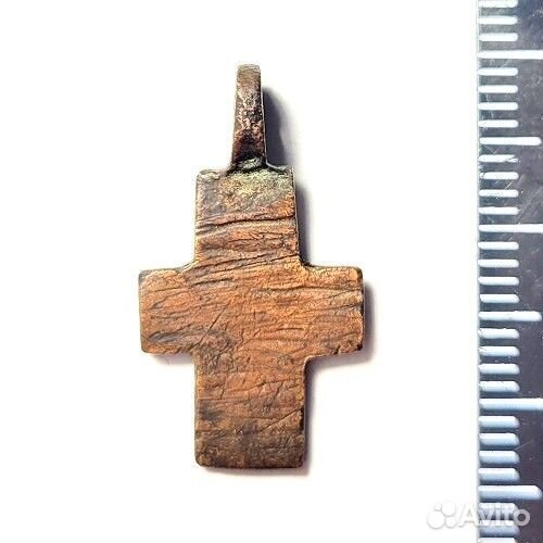 Православный крест Никита Бесогон. 17 век. Бронза