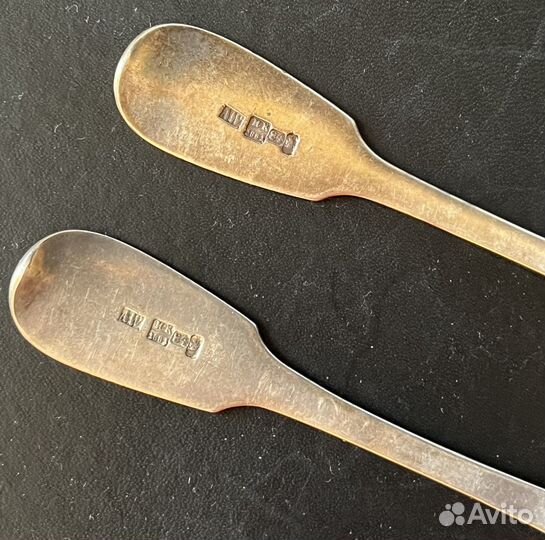Серебряные ложки 84 пробы