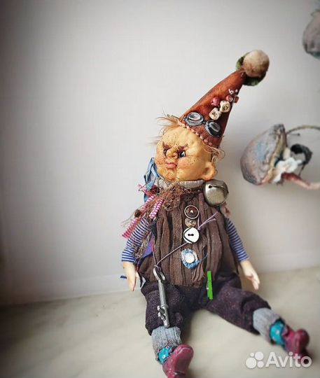 Авторская интерьерная кукла Роббин