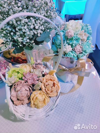 Зефирные цветы