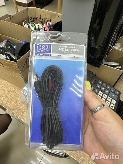 Audio Кабель jack 3.5 2 RCA