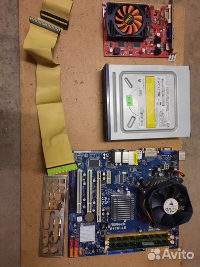 Материнская плата, оперативная память, видеокарта