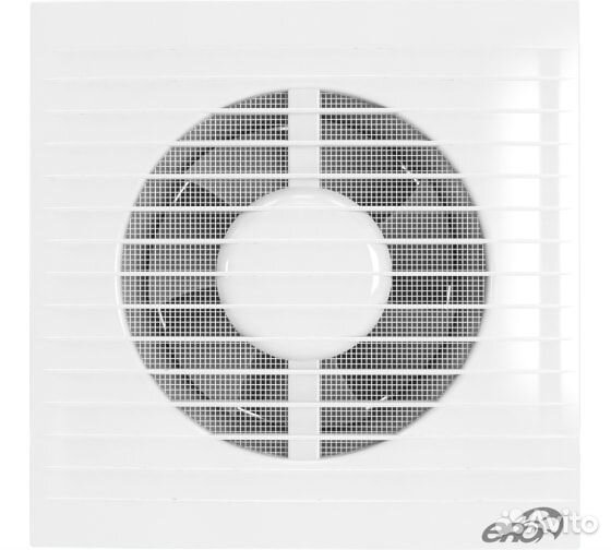 Вентилятор осевой канальный, c антим. сеткой D125