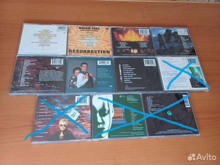 Brian May, Freddie Mercury, Roger Taylor на CD