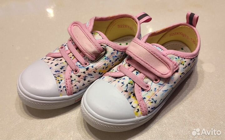 Кеды для девочки 24 размер новые