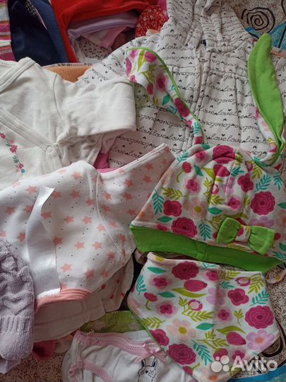 Вещи пакетом на девочку от 0 до 1 года