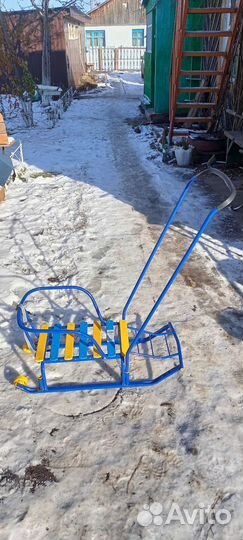 Детские зимние санки