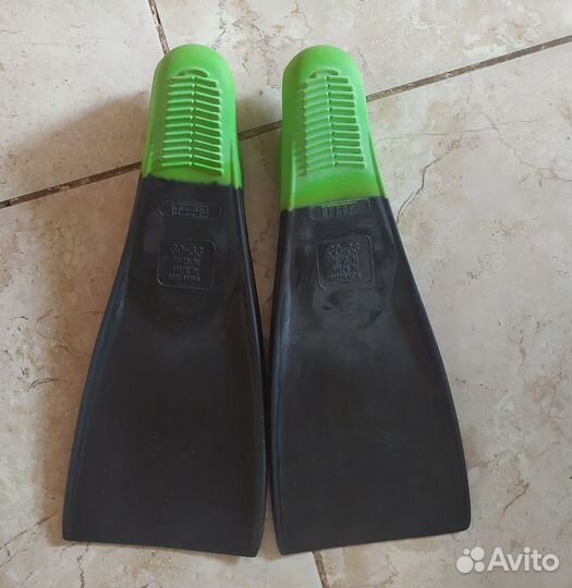 Детские тренировочные ласты MadWave размер 30-33