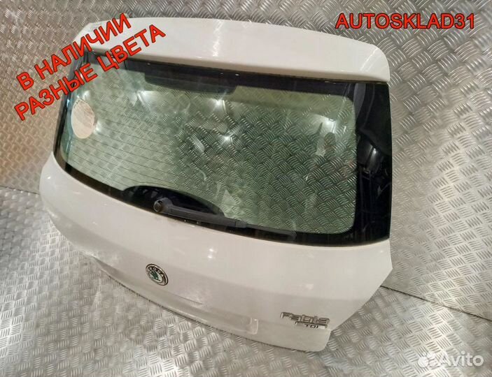 Дверь багажника со стеклом Skoda Fabia 5J6827025C