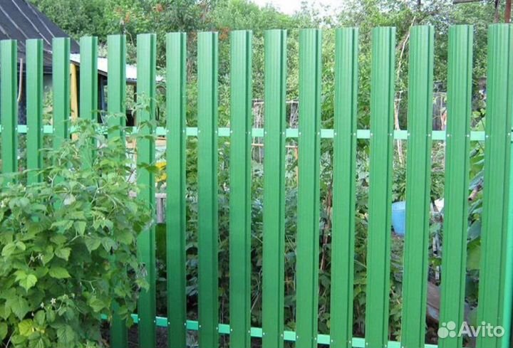 Забор из евроштакетника под ключ под ключ