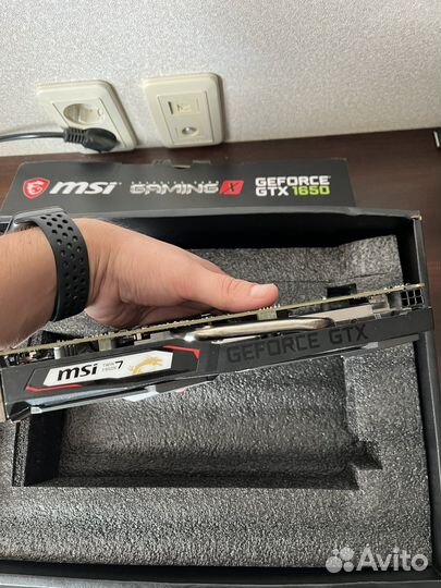 Видеокарта msi gtx 1650 gaming x 4gb