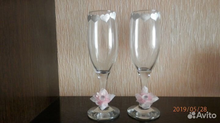 Бокалы на свадьбу