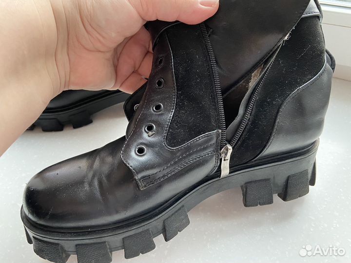 Ботинки женские зимние 40 размер кожа натуральная