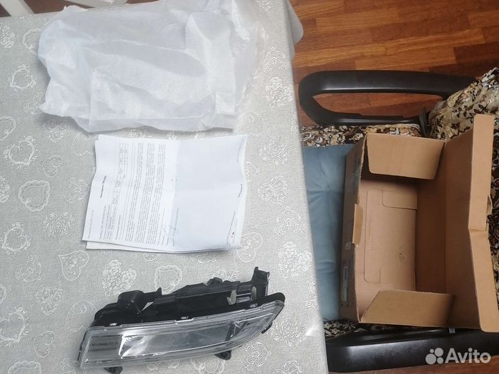 Фара противотуманная левая ssangyong kyron