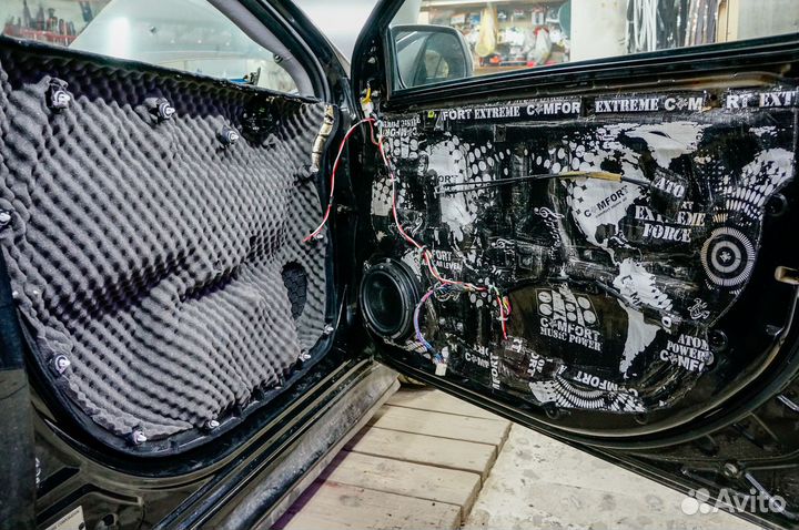 Шумоизоляция дверей по системе комфорт