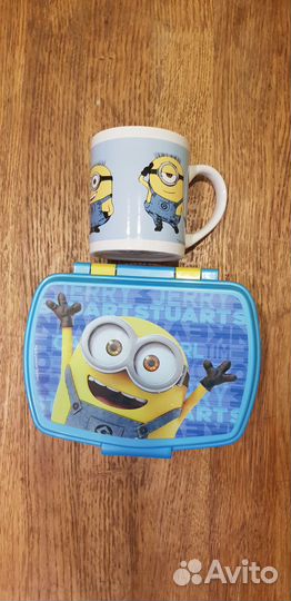 Чашка и ланчбокс Миньоны