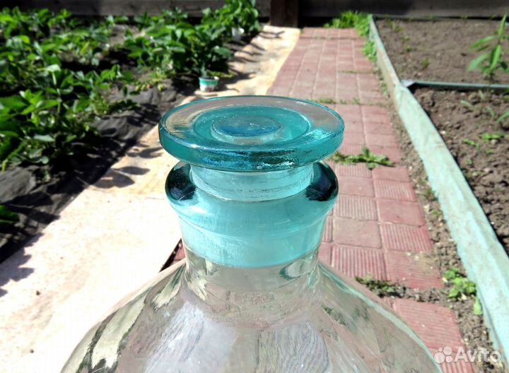 Бутыль 10 литров стекло СССР для вина