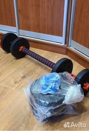 Гантели по 7,5 кг разборные