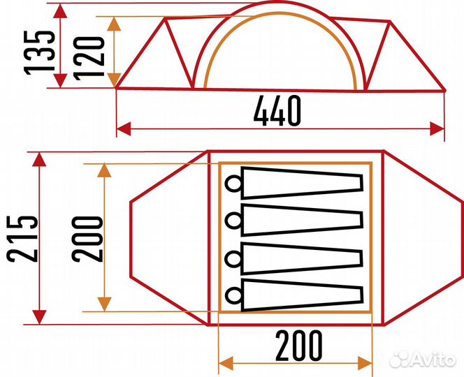 Палатка Эдельвейс-4