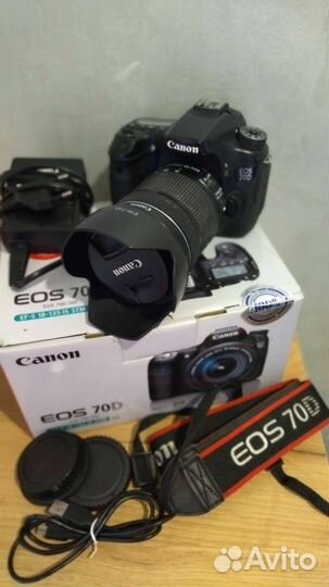 Canon 70D body+объектив 18-135