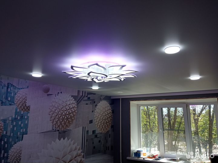 Натяжные потолки под ключ без посредников