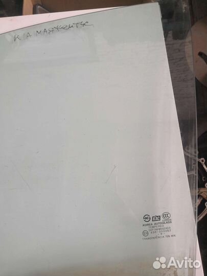 Стекло переднее левое Киа маджентис 2001-2005г