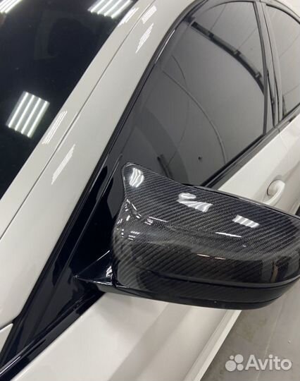Спойлер зеркала карбон BMW G30 G31 рестайлинг