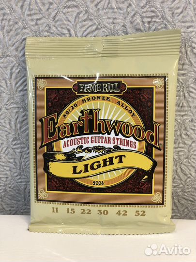 Струны для акустической гитары Ernie ball 2004