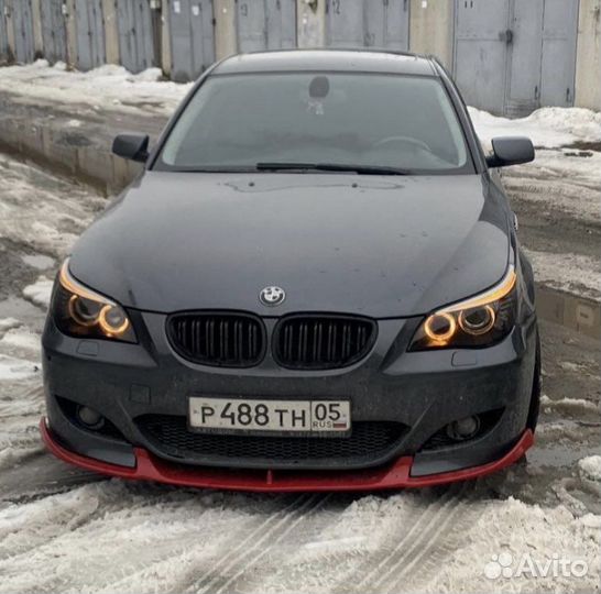 Передняя губа m-look для bmw e60