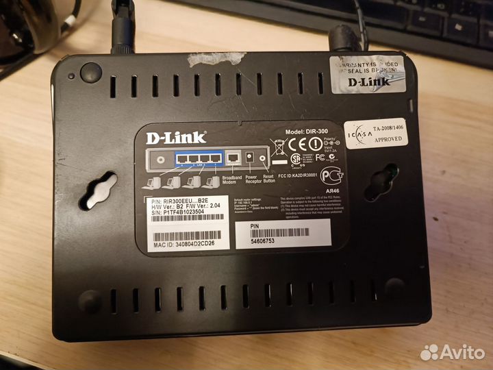 Wi-Fi роутер DLink Dir-300