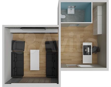 Свободного назначения, 33.89 м²