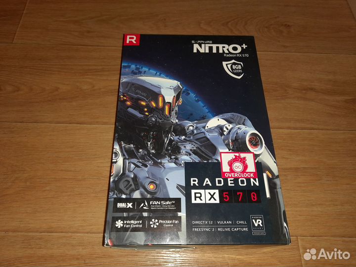 Видеокарта Sapphire Nitro+ RX570 8GB