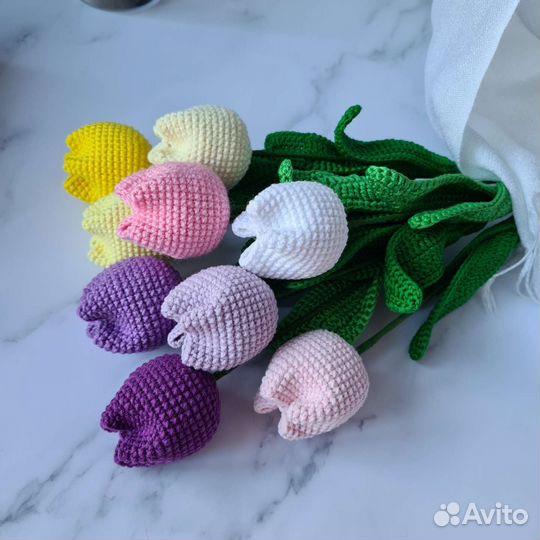 Тюльпаны ручной работы