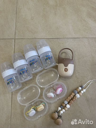 Бутылочки avent classic anti-colic соски avent 0 6