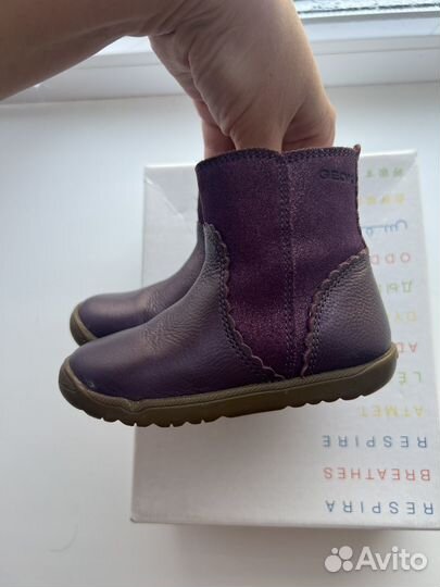 Ботинки кожаные geox 21 размер