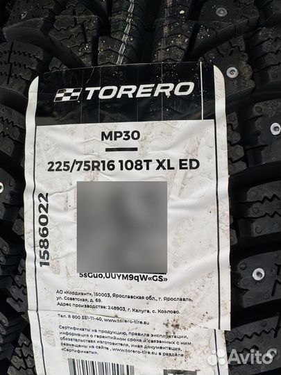 Torero MP30 225/75 R16 108T