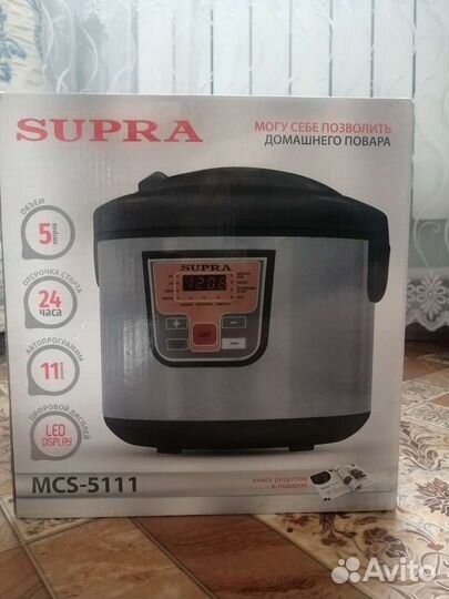 Мультиварка supra MCS-511 новая