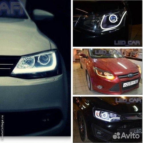 Би-линзы, светодиодные Би-линзы, установка