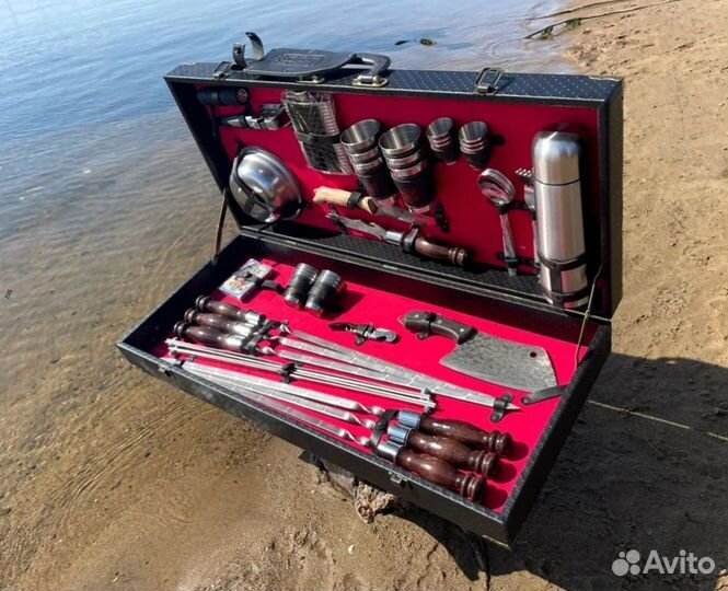 Шашлычный набор в кейсах/ чехлах