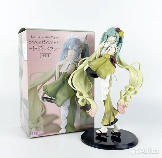 Аниме фигурка Hatsune Miku Matcha Parfait Sweet