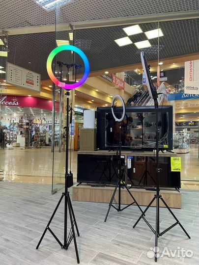 Кольцевая лампа RGB LED 36см (новая, гарантия)